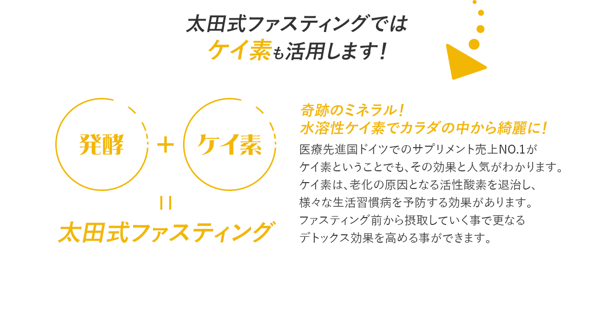 太田式ファスティングでは ケイ素も活用します！
